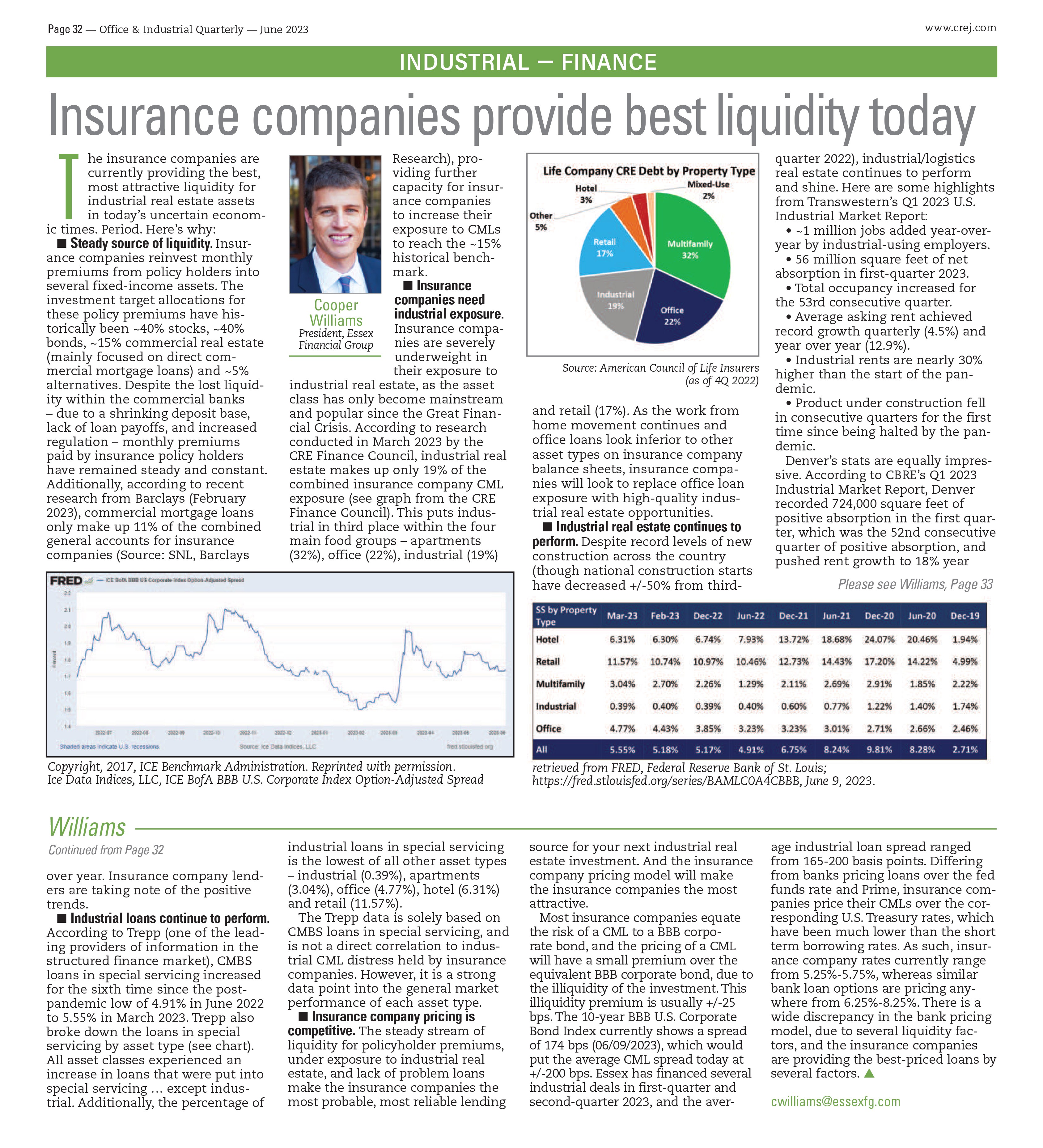 Insurance Companies Provide Best Liquidity Today Featured Image