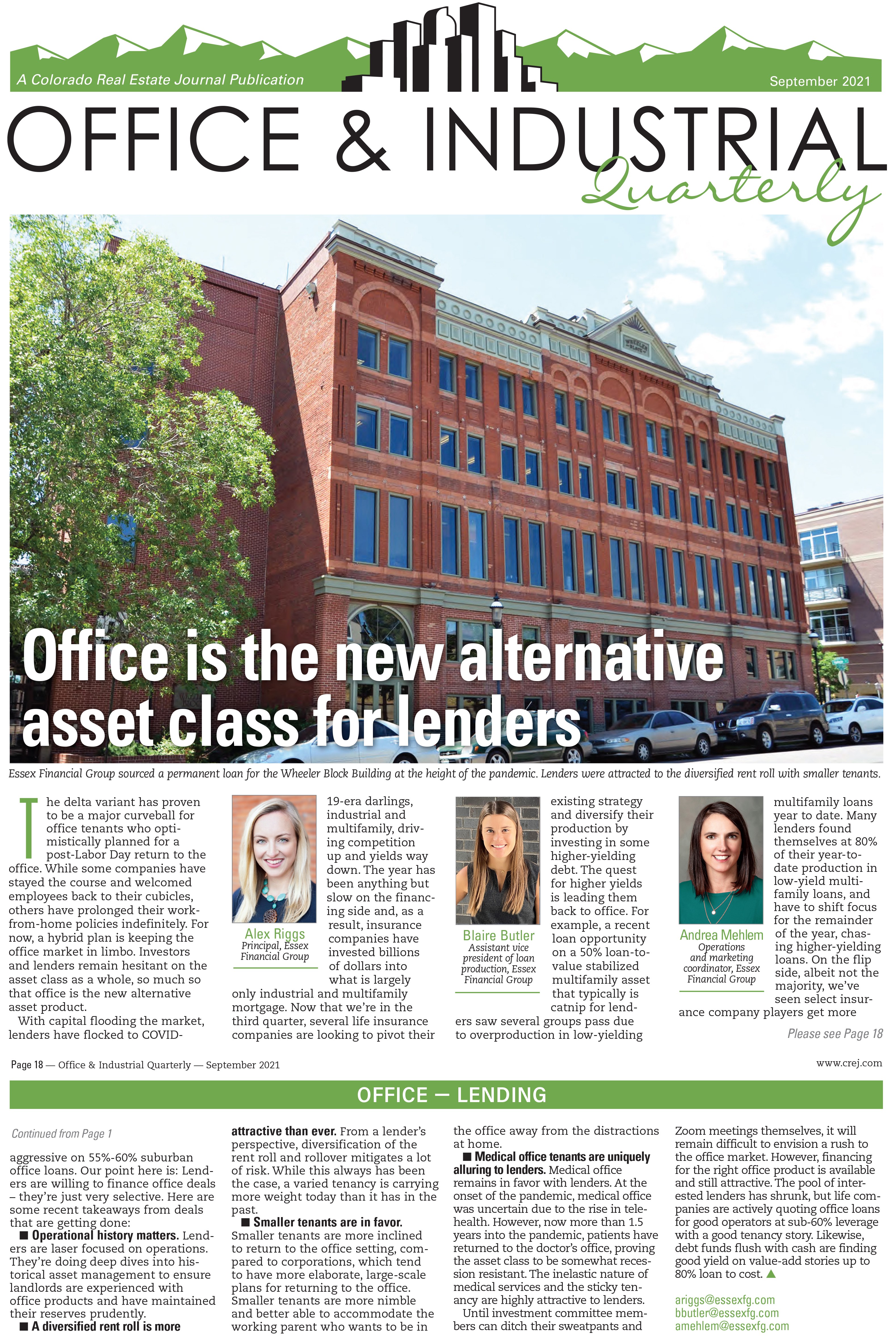 Office Is the New Alternative Asset Class for Lenders Featured Image