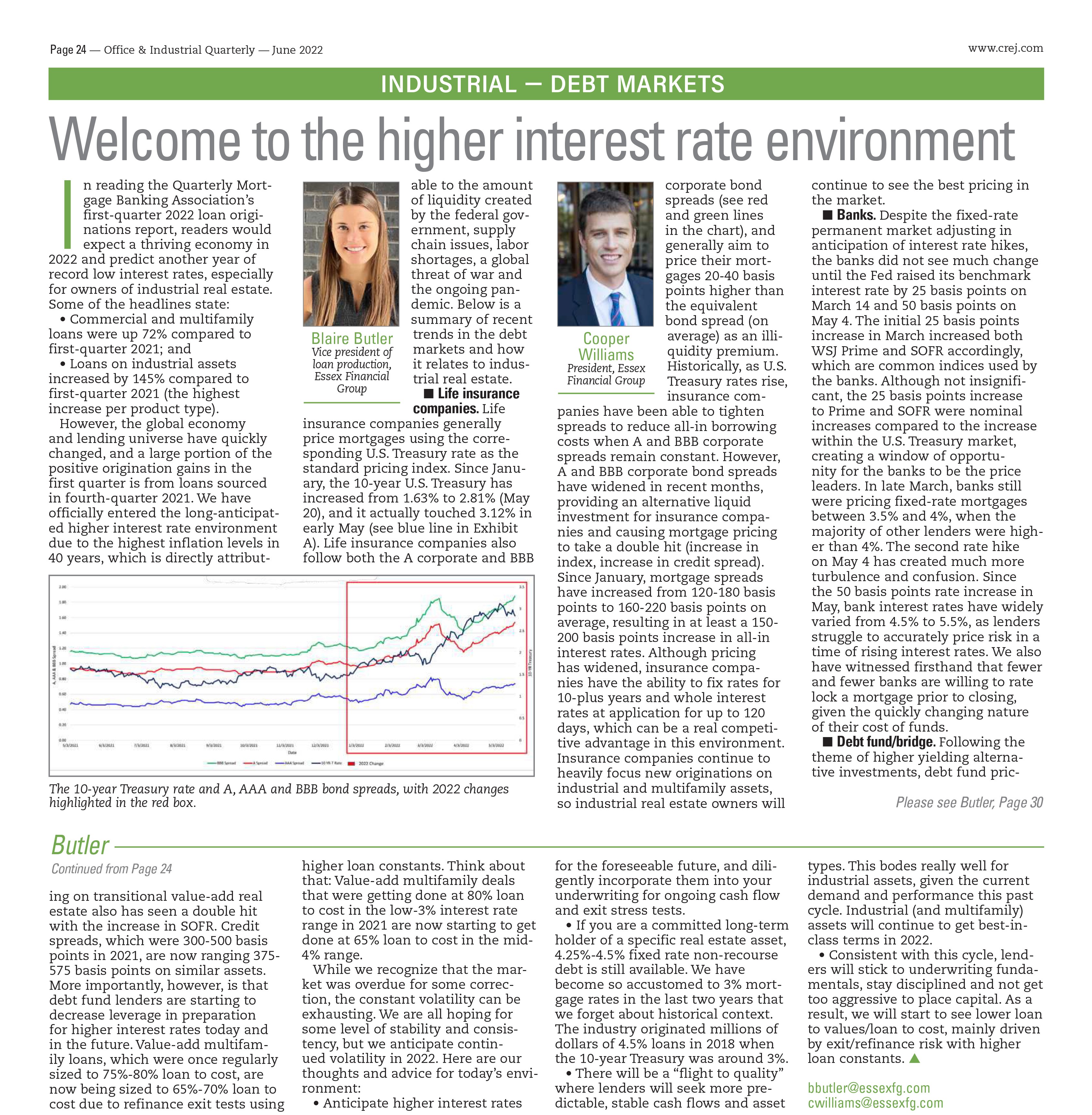 Welcome to the Higher Interest Rate Environment Featured Image